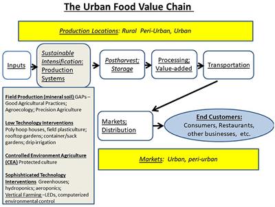 Technology for Sustainable Urban Food Ecosystems in the Developing World: Strengthening the Nexus of Food–Water–Energy–Nutrition